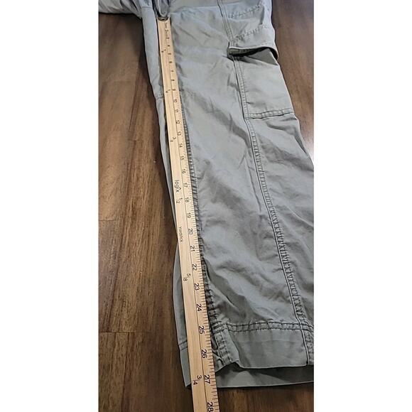 Abercrombie & Fitch Gray Cargo Utility Pants 6S EUC Grunge Gorpcore - Picture 7 of 10